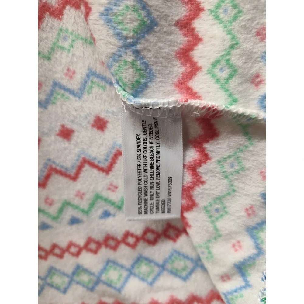 Wondershop Target Womens M Pajama Top Henley Fair Isle Holiday Sleep Shirt New